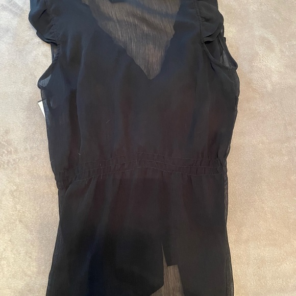 Sheer black v-neck sleeveless by Wet Seal, M, $15 - Picture 4 of 4